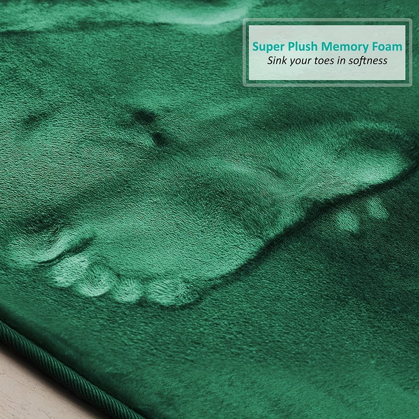 3pcs Memory Foam Bath Rug Set Plush Bath Mats Non Slip