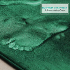3pcs Memory Foam Bath Rug Set Plush Bath Mats Non Slip