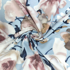 1pc Faux Cotton Fabric Diy Cloth Dress Fabric 1yard Cut Size