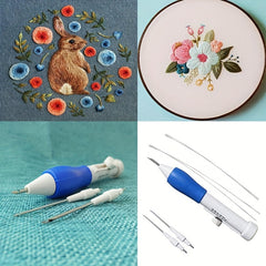 Embroidery Knitting Pocket Needle Pen Punching Needle DIY Sewing Tool