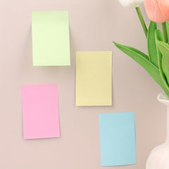 100pc Morandi Sticky Notes - Colorful Office Supplies