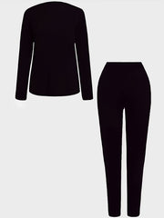 Casual Skull Print Two Piece Set T-shirt & Leggings