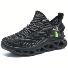 Men's Knit Lightweight Running Shoes Outdoor Athletic Sneakers