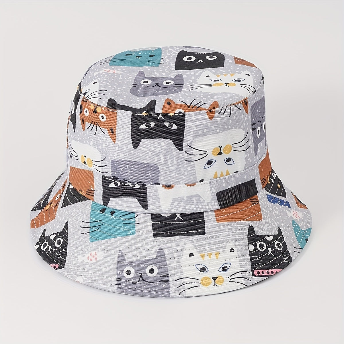 Street Cartoon Big Brim Bucket Hat American Niche Basin Hat Sun Hat