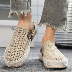 Men's Lightweight Breathable Slip On Mules Non Slip Slippers