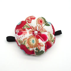 Pumpkin Shape Sewing Pincushion with Wrist Strap