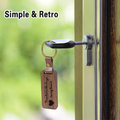 Walnut Keychain Keyring Creative Pendant Ornament Bag Wallet Gift