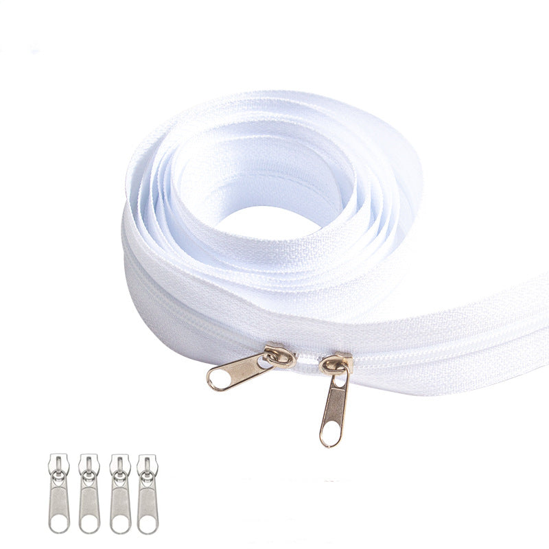 149 Nylon Coil Sewing Zippers with 6 Sliders