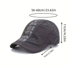 Men's Summer Peaked Cap Sun Hat Casual Printing Forward Hat