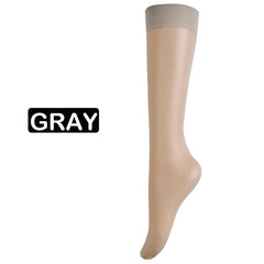 5 Pairs Women's Comfort Sheer Solid Socks Stockings Hosiery