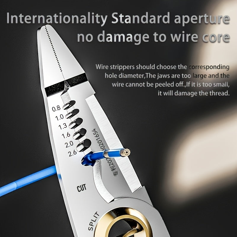 Wire Stripper Multifunctional Cable Cutter Pliers