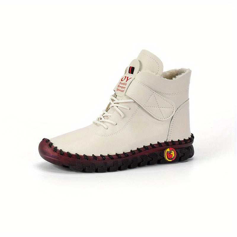 Women's Plush Winter Ankle Boots Soft Sole Non-slip Shoes