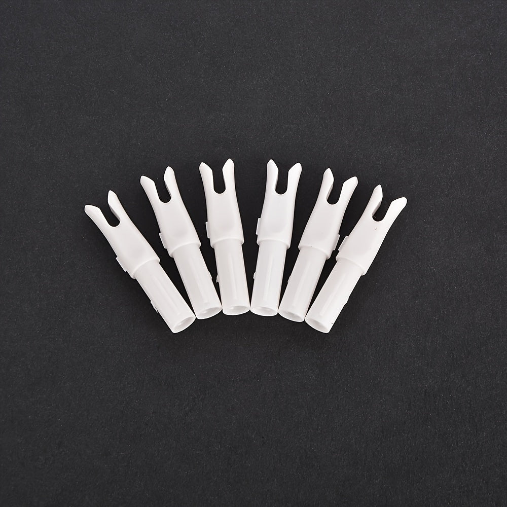 12pcs Arrow Nock For 0.244in 6.2mm ID Shaft Archery Accessory