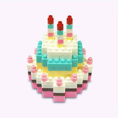 Cake Building Blocks DIY Model Toys Gift