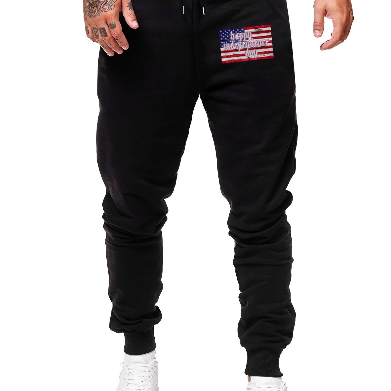 Men's Comfy Drawstring Joggers Loose Fit Pants