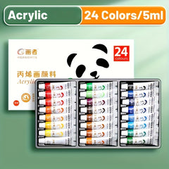 Acrylic Dye Set 12 18 24 5ml Water proofable Artistic Adult Artist