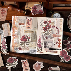 20pcs Special Paper Bouquet Love Series Sticker Pack - Non adhesive