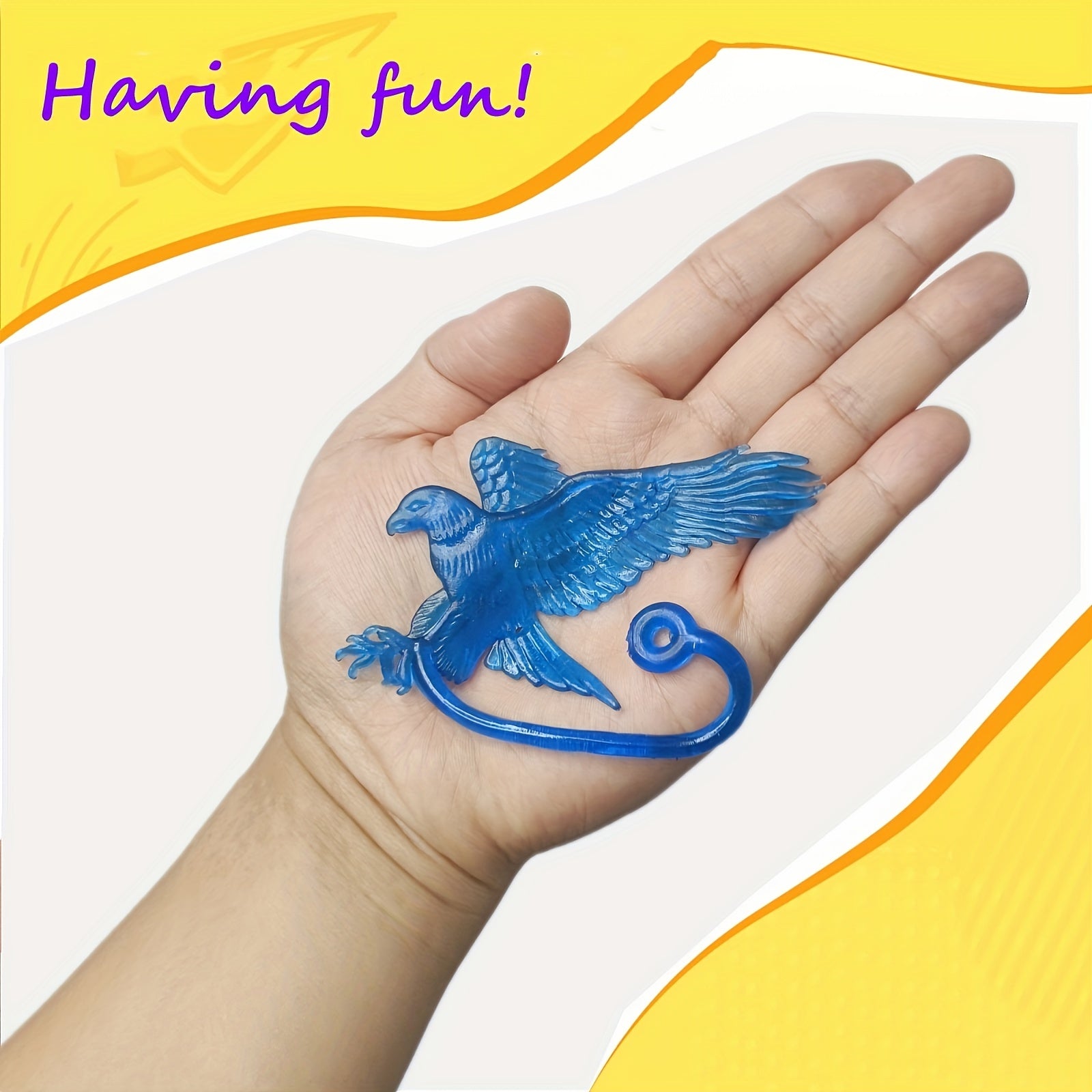 15pcs Sticky Animal Safari Toys for Party Favors - Stretchy and Fun