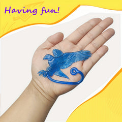 15pcs Sticky Animal Safari Toys for Party Favors - Stretchy and Fun