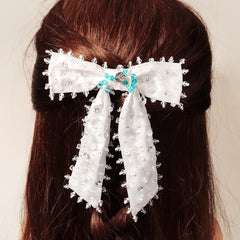 Crystal Bow Hair Clip Solid Hair Clip Hair Accessories
