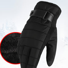 Men's Winter Cycling Gloves Windproof Touch Screen Motorcycle Riding Gloves