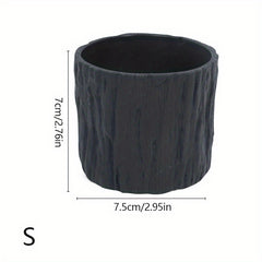 Creative Resin Flowerpot Container - Minimalist Design