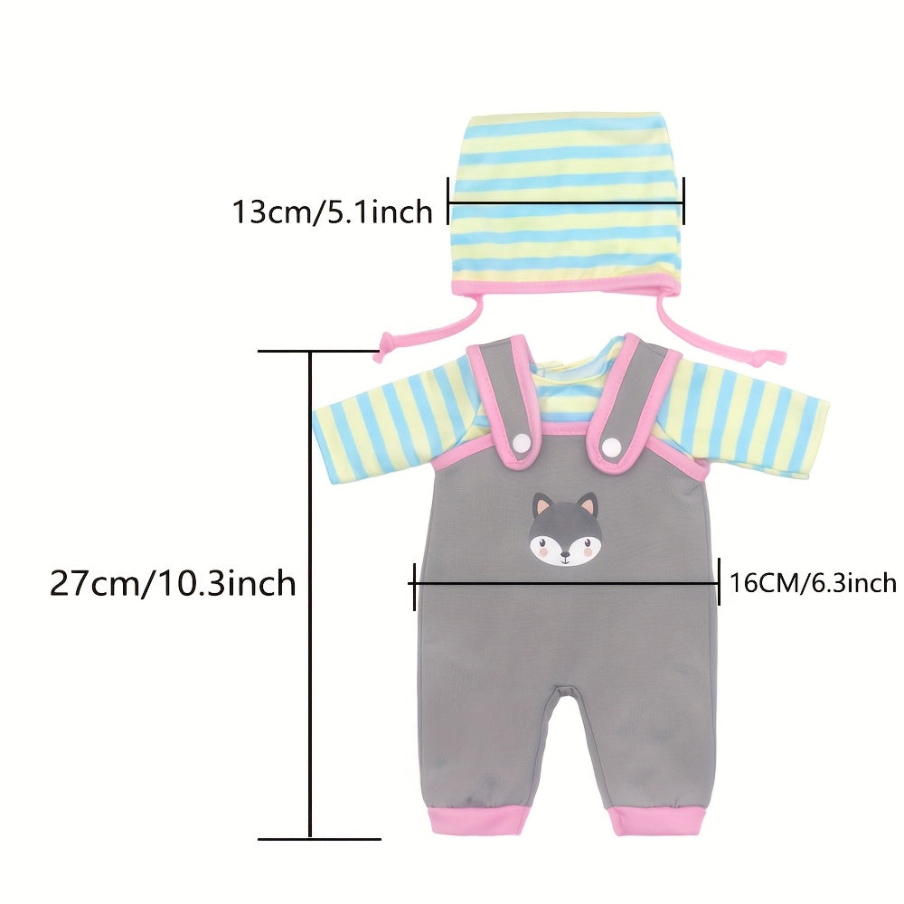 Animal Pattern Doll Clothes Set for 12-16" Dolls