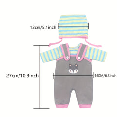 Animal Pattern Doll Clothes Set for 12-16" Dolls