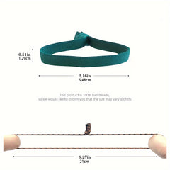 5pcs Men's Hair Ties High Elasticity Anti-slip Ponytail Holder