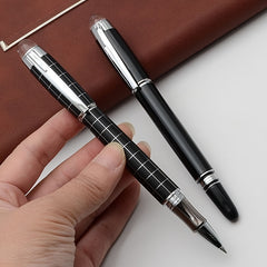 Lacquer Metal Roller Ball Pen Silver Clip 2 Colors Office Business School Gift