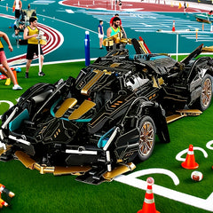 1330pcs Sports Car Model Building Block Set ABS Plastic Toy