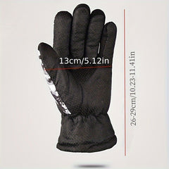 Non-slip Plus Velvet Warm Gloves for Cycling Skiing