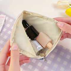 2 Pcs Cartoon Zipper Storage Bag Portable Sanitary Napkin Bag
