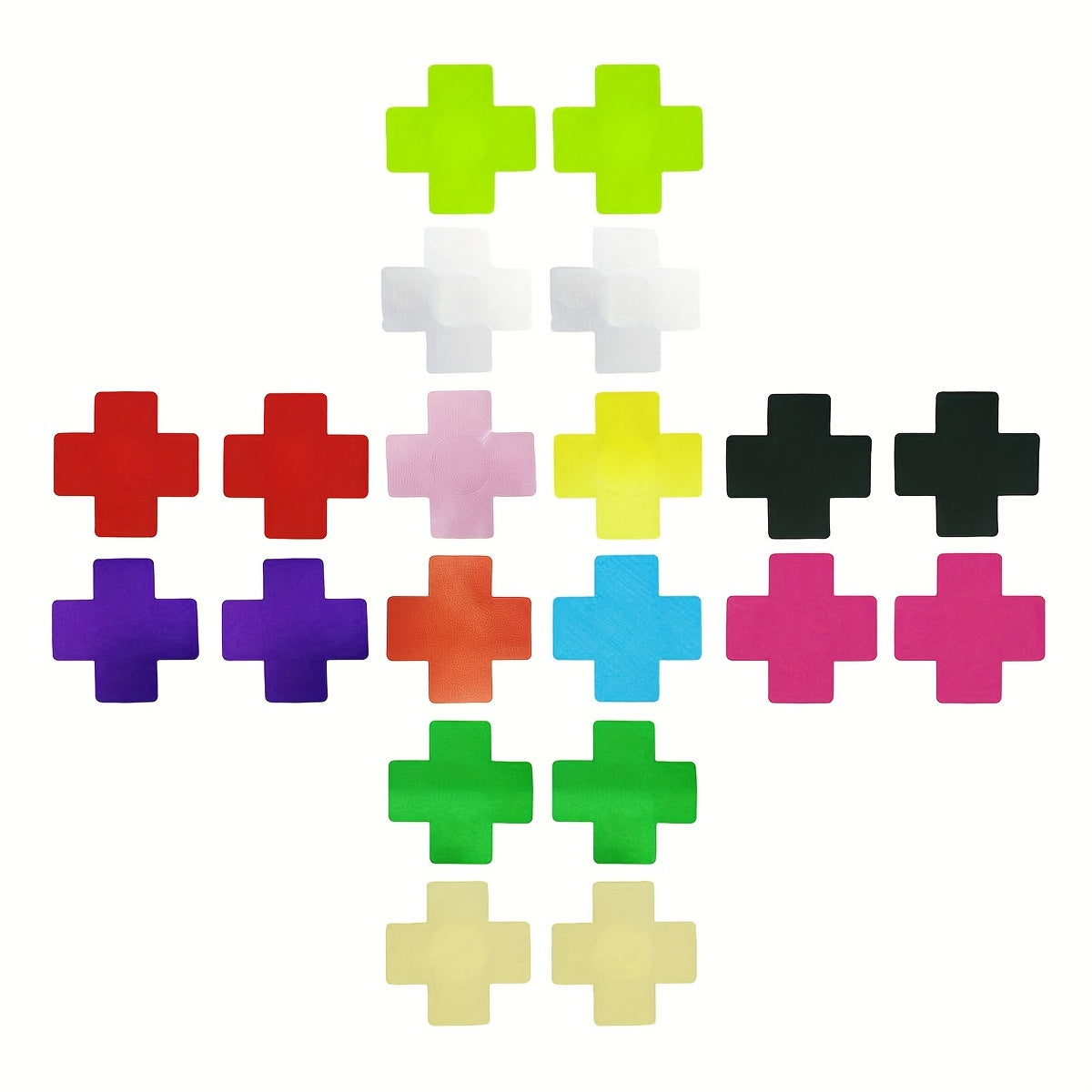 X-shaped Disposable Breast Stickers Satin Anti-exposure