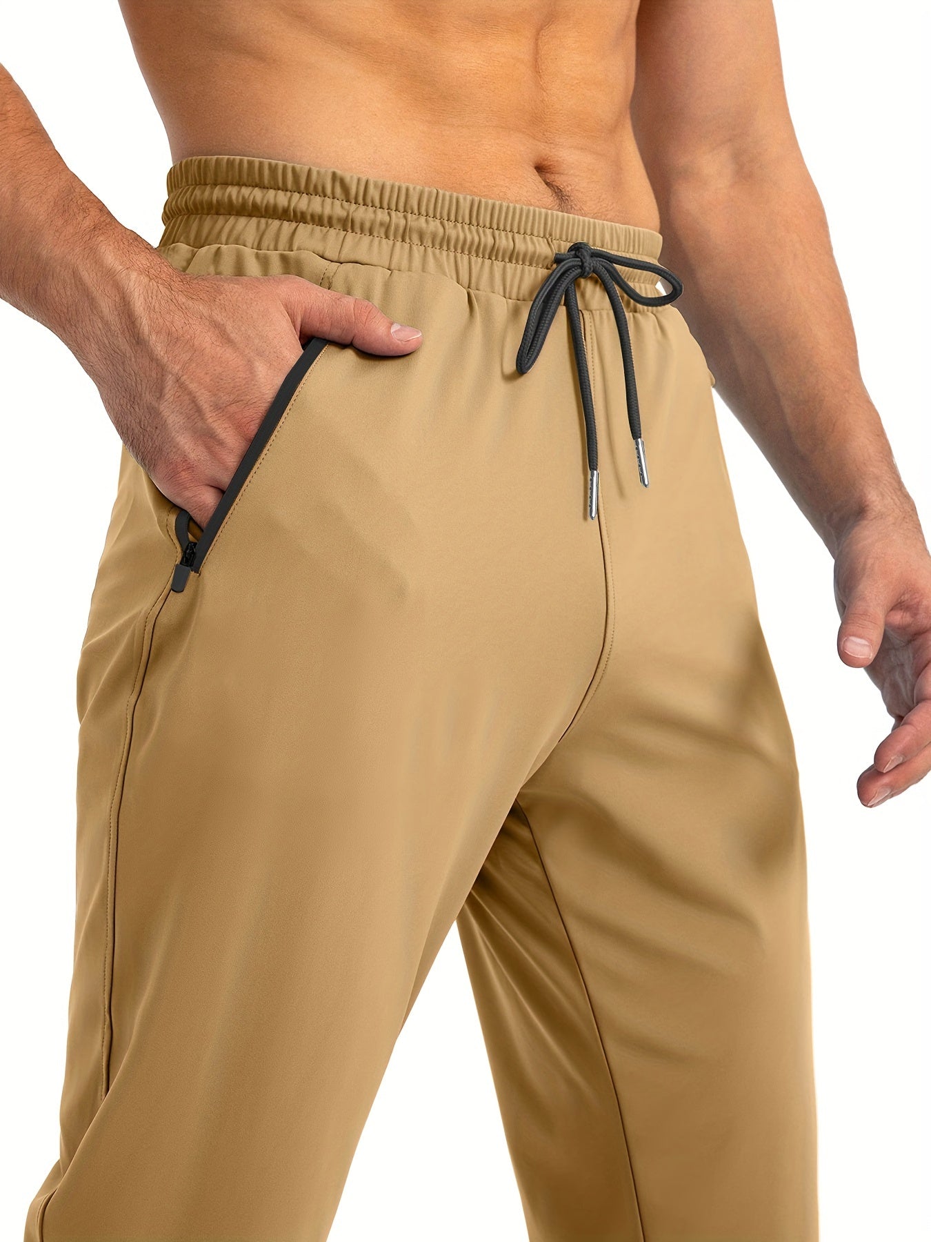 Men's Drawstring Solid Casual Outdoor Pants