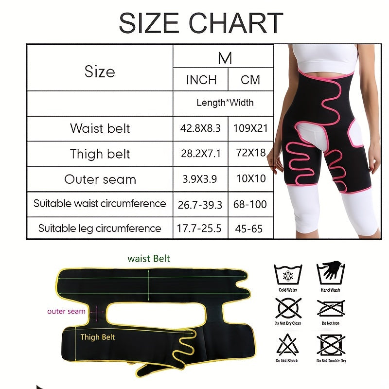 Adjustable Thigh Trimmer Support Belt for Exercise