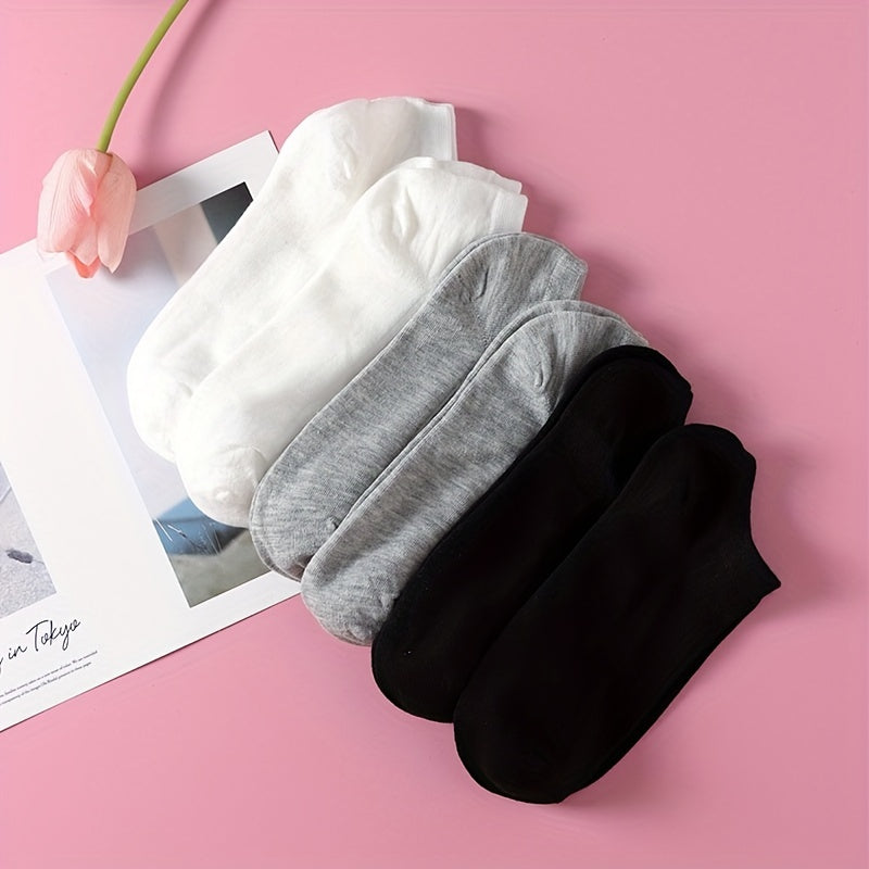 20 Pairs Soft Lightweight Low Cut Ankle Socks Women's Stockings & Hosiery