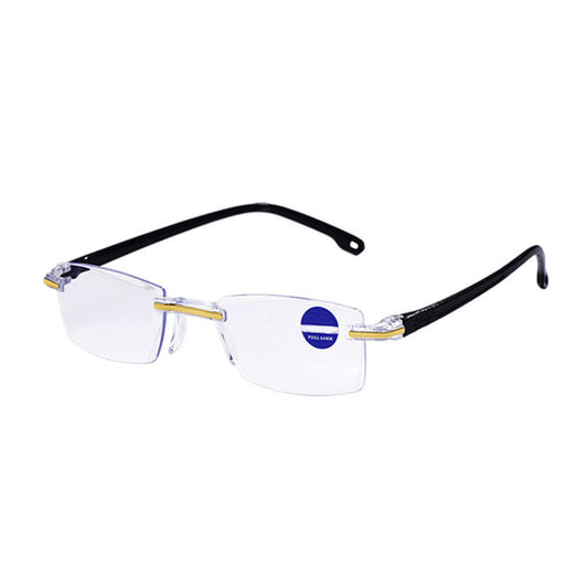 Women's Clear Lens Square Glasses Light Blocking Eyewear