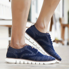 Men's Breathable Mesh Casual Oxford Shoes