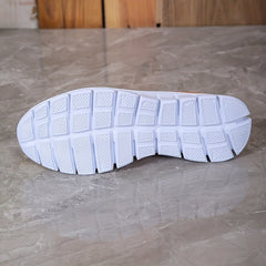 Women's Chain Decor Sneakers Slip On Houndstooth Pattern Shoes
