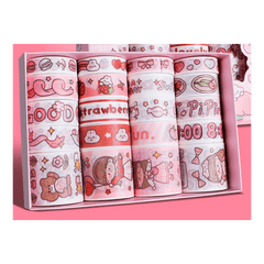 Girly Heart Sticker Tape - 20 Rolls - Customizable Material
