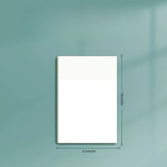 50pcs Transparent Sticky Note Stickers for Students, Stickable Bookmark Stickers
