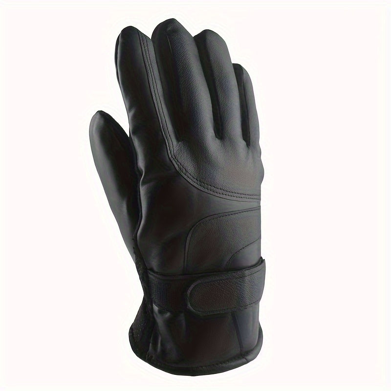 Winter Touch Screen Gloves Thickened Warm Wind Rain Cold Resistance