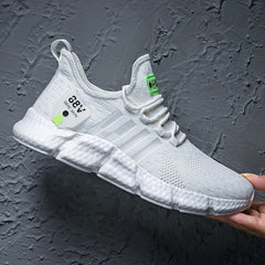 Men's Breathable Mesh Lightweight Knit Shoes for Running & Sports