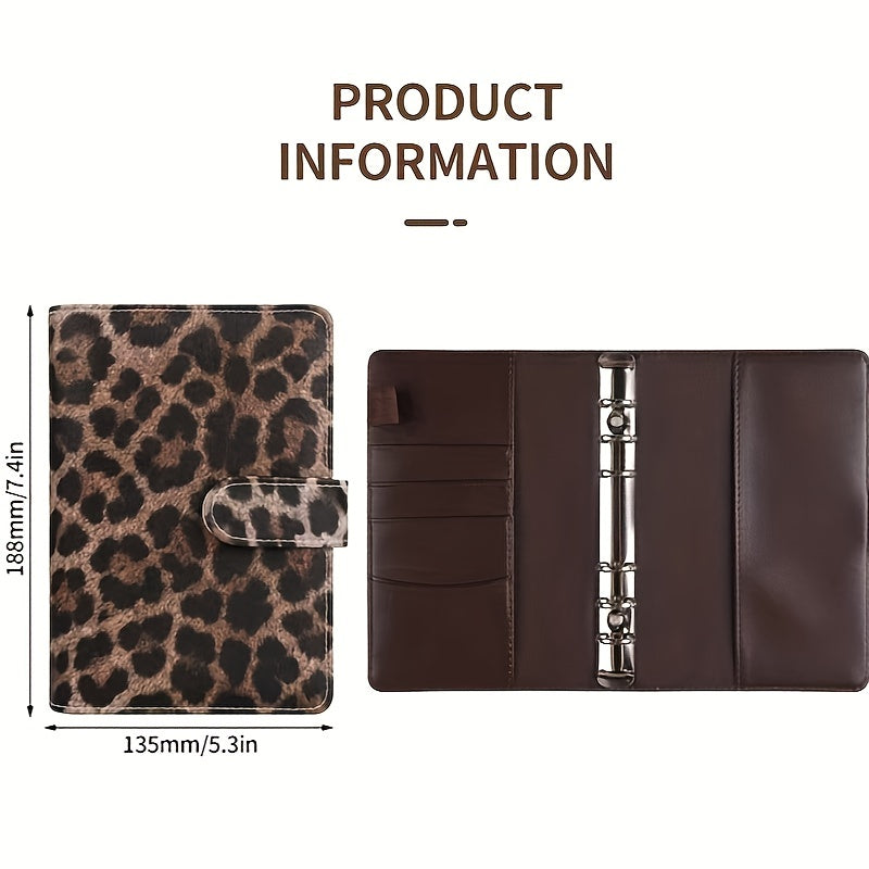 A6 Budget Binder Set w/ Zipper Bag - Save Money PU Leather Cash Bud