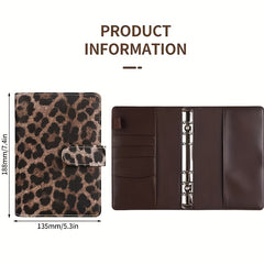 A6 Budget Binder Set w/ Zipper Bag - Save Money PU Leather Cash Bud