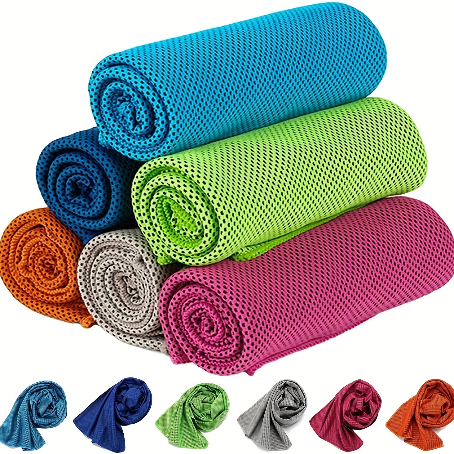 Double Layer Cooling Quick Drying Towel for Sports Gym Yoga