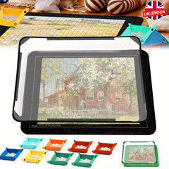 1000pc Jigsaw Puzzle Board, 8 Trays & Cover