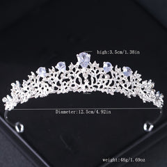 Rhinestone Crown Headband Bridal Wedding Party Decor Princess Tiara