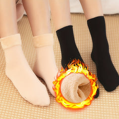 5 Pairs Velvet Thick Snow Socks Warm Floor Winter Thermal Socks
